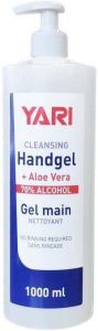 YARI CLEANSING HANDGEL 70% ALCOHOL POMP 1000 ML