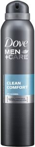 DOVE MEN+CARE CLEAN COMFORT DEO SPRAY SPUITBUS 250 ML