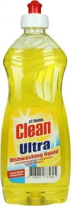 AT HOME CLEAN ULTRA LEMON AFWASMIDDEL FLACON 500 ML