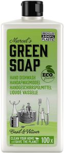 MARCEL'S GREEN SOAP BASIL & VETIVER AFWASMIDDEL FLACON 500 ML