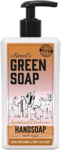 MARCEL'S GREEN SOAP SANDELWOOD & CARDAMOM HAND SOAP HANDZEEP POMP 500 ML