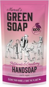 MARCEL'S GREEN SOAP PATCHOULI & CRANBERRY HANDZEEP (NAVULLING) PAK 500 ML