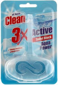 AT HOME AQUA POWER TOILETBLOK PAK 40 GRAM