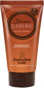 AUSTRALIAN GOLD BRONZE SUNSHINE NATURAL BRONZER TUBE 133 ML