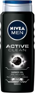 NIVEA MEN ACTIVE CLEAN SHOWER GEL DOUCHEGEL FLACON 500 ML