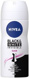 NIVEA INVISIBLE FOR BLACK & WHITE CLEAR DEO SPRAY SPUITBUS 100 ML