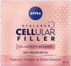 NIVEA HYALURON CELLULAR FILLER + ELASTICITY RESHAPE DAY CREAM DAGCREME POT 50 ML