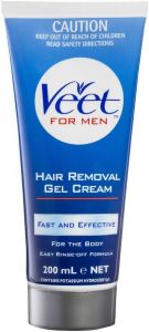 VEET FOR MEN HAIR REMOVAL GEL CREAM ONTHARINGSCREME TUBE 200 ML