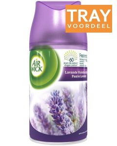 AIRWICK FRESHMATIC ULTRA LAVENDEL LUCHTVERFRISSER (NAVULLING) TRAY 12 X 250 ML