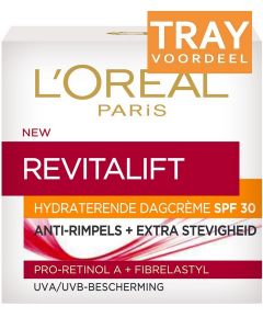 L'OREAL REVITALIFT HYDRATERENDE DAGCREME SPF 30 TRAY 6 X 50 ML