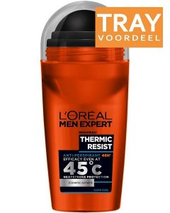 L'OREAL MEN EXPERT THERMIC RESIST DEO ROLLER TRAY 6 X 50 ML