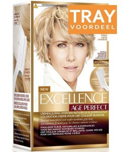 L'OREAL EXCELLENCE AGE PERFECT 9.13 ZEER LICHT AS GOUDBLOND HAARVERF TRAY 3 X 1 STUK
