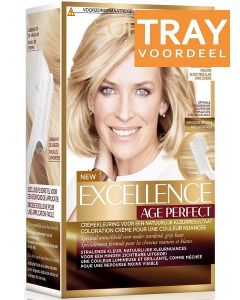 L'OREAL EXCELLENCE AGE PERFECT 9.31 ZEER LICHT GOUD ASBLOND HAARVERF TRAY 3 X 1 STUK