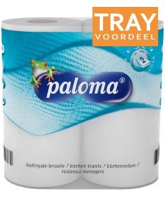 PALOMA KEUKENROLLEN TRAY 16 X 2 ROLLEN