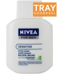 NIVEA FOR MEN SENSITIVE AFTERSHAVE BALSEM TRAY 6 X 100 ML