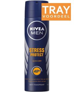 NIVEA MEN STRESS PROTECT DEO SPRAY TRAY 6 X 150 ML