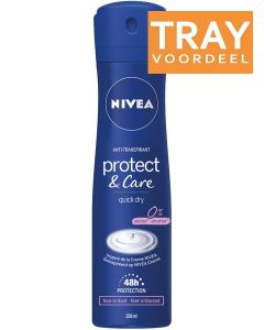 NIVEA PROTECT & CARE DEO SPRAY TRAY 6 X 150 ML
