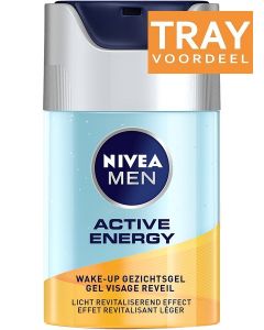 NIVEA MEN ACTIVE ENERGY WAKE-UP GEZICHTSGEL TRAY 12 X 50 ML