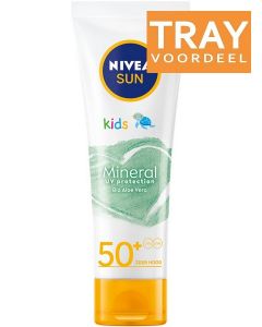 NIVEA SUN KIDS MINERAL UV PROTECTION SPF 50+ ZONNEBRAND TRAY 12 X 50 ML