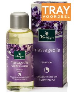 KNEIPP MASSAGEOLIE LAVENDEL ONTSPANNEND & HYDRATEREND TRAY 24 X 20 ML