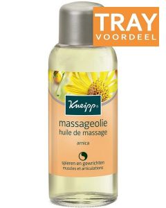 KNEIPP MASSAGEOLIE ARNICA SPIEREN EN GEWRICHTEN TRAY 6 X 100 ML