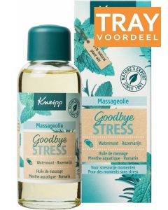 KNEIPP GOODBYE STRESS WATERMINT & ROSEMARY MASSAGEOLIE TRAY 6 X 1000 ML