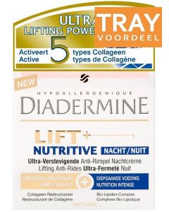 DIADERMINE LIFT+ NUTRITIVE ULTRA-VERSTEVIGENDE ANTI-RIMPEL NACHTCREME TRAY 3 X 50 ML