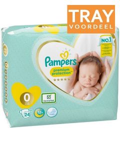 PAMPERS 1 0-3 KG MICRO LUIERS TRAY 6 X 24 STUKS