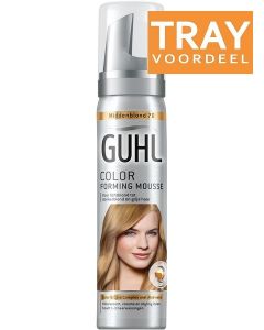 GUHL MIDDENBLOND 70 COLOR FORMING MOUSSE TRAY 24 X 75 ML