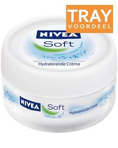 NIVEA SOFT HYDRATERENDE CREME TRAY 4 X 50 ML