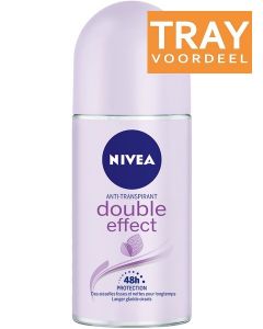 NIVEA DOUBLE EFFECT DEO ROLLER TRAY 6 X 50 ML