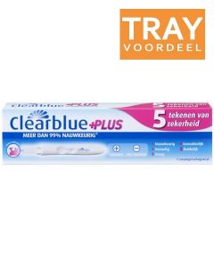 CLEARBLUE PLUS ZWANGERSCHAPSTEST TRAY 60 X 1 STUK