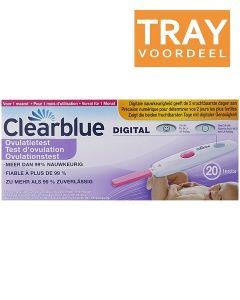 CLEARBLUE OVULATIETEST DIGITAL TRAY 6 X 20 STUKS