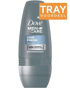 DOVE MEN+CARE COOL FRESH DEO ROLLER TRAY 6 X 50 ML
