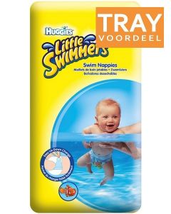 HUGGIES LITTLE SWIMMERS 2-3 3 KG-6 KG ZWEMLUIERS TRAY 3 X 12 STUKS