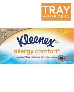 KLEENEX ALLERGY COMFORT TISSUES TRAY 12 X 56 STUKS