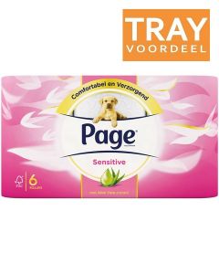 PAGE SENSITIVE TOILETPAPIER TRAY 4 X 6 ROLLEN