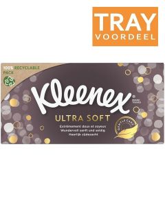 KLEENEX ULTRA SOFT TISSUES TRAY 12 X 64 STUKS