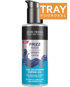 JOHN FRIEDA FRIZZ-EASE DREAM CURLS CURL-NOURISHING CREME OIL TRAY 24 X 100 ML
