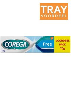 COREGA FREE KLEEFCREME TRAY 24 X 70 GRAM