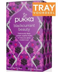 PUKKA BLACKCURRANT BEAUTY THEE TRAY 4 X 20 ZAKJES