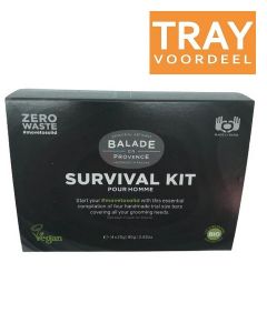 BALADE EN PROVENCE ZERO WASTE SURVIVAL KIT POUR HOMME SET TRAY 9 X 1 STUK