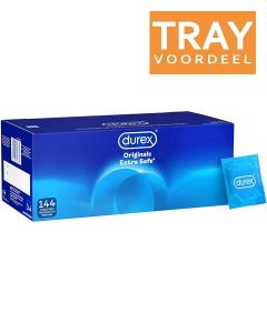 DUREX EXTRA SAFE CONDOOMS TRAY 6 X 144 STUKS