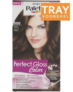 POLY PALETTE 500 SWEET MOCCA PERFECT GLOSS COLOR HAARVERF TRAY 3 X 1 STUK