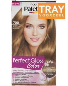 POLY PALETTE 700 HONING BLOND PERFECT GLOSS COLOR HAARVERF TRAY 3 X 1 STUK