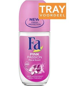 FA PINK PASSION DEO ROLLER TRAY 6 X 50 ML