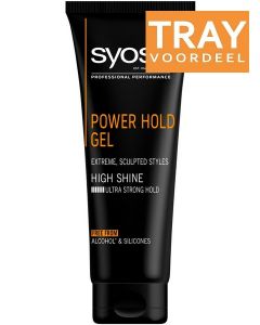 SYOSS MEN POWER HOLD STYLING-GEL TRAY 6 X 250 ML