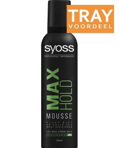 SYOSS MAX HOLD MOUSSE TRAY 6 X 250 ML