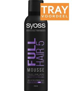SYOSS FULL HAIR 5 MOUSSE TRAY 6 X 250 ML