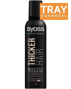 SYOSS THICKER HAIR MOUSSE TRAY 6 X 250 ML